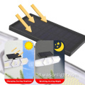 Kepala triple pintar terbaru 254*SMD/274*COB Outdoor Party Motion Sensing Solar Powered Garden Wall Light Dengan Badan Lampu yang Dapat Disesuaikan